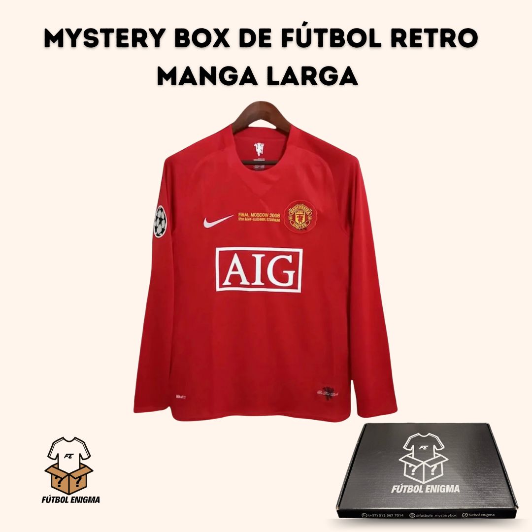 MYSTERY BOX DE FUTBOL RETRO MANGA LARGA
